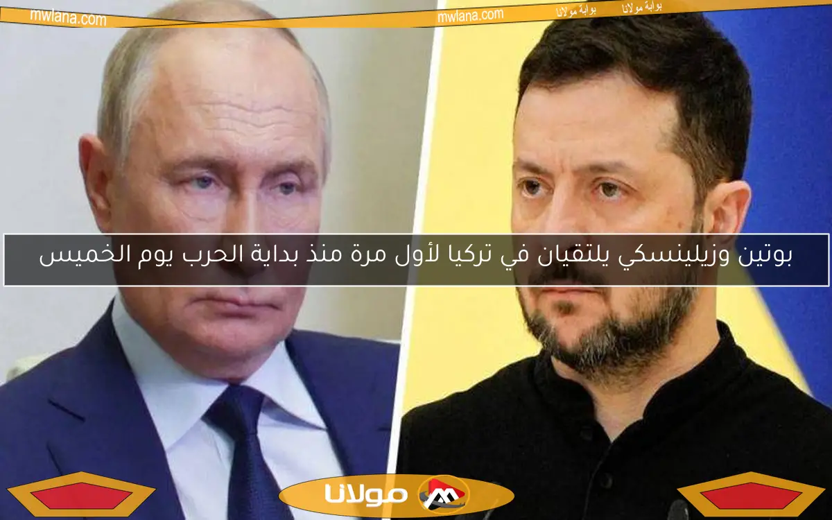 بوتين وزيلينسكي يلتقيان في تركيا لأول مرة منذ بداية الحرب يوم الخميس