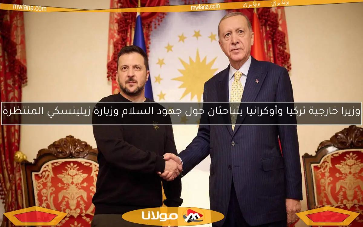 وزيرا خارجية تركيا وأوكرانيا يتباحثان حول جهود السلام وزيارة زيلينسكي المنتظرة