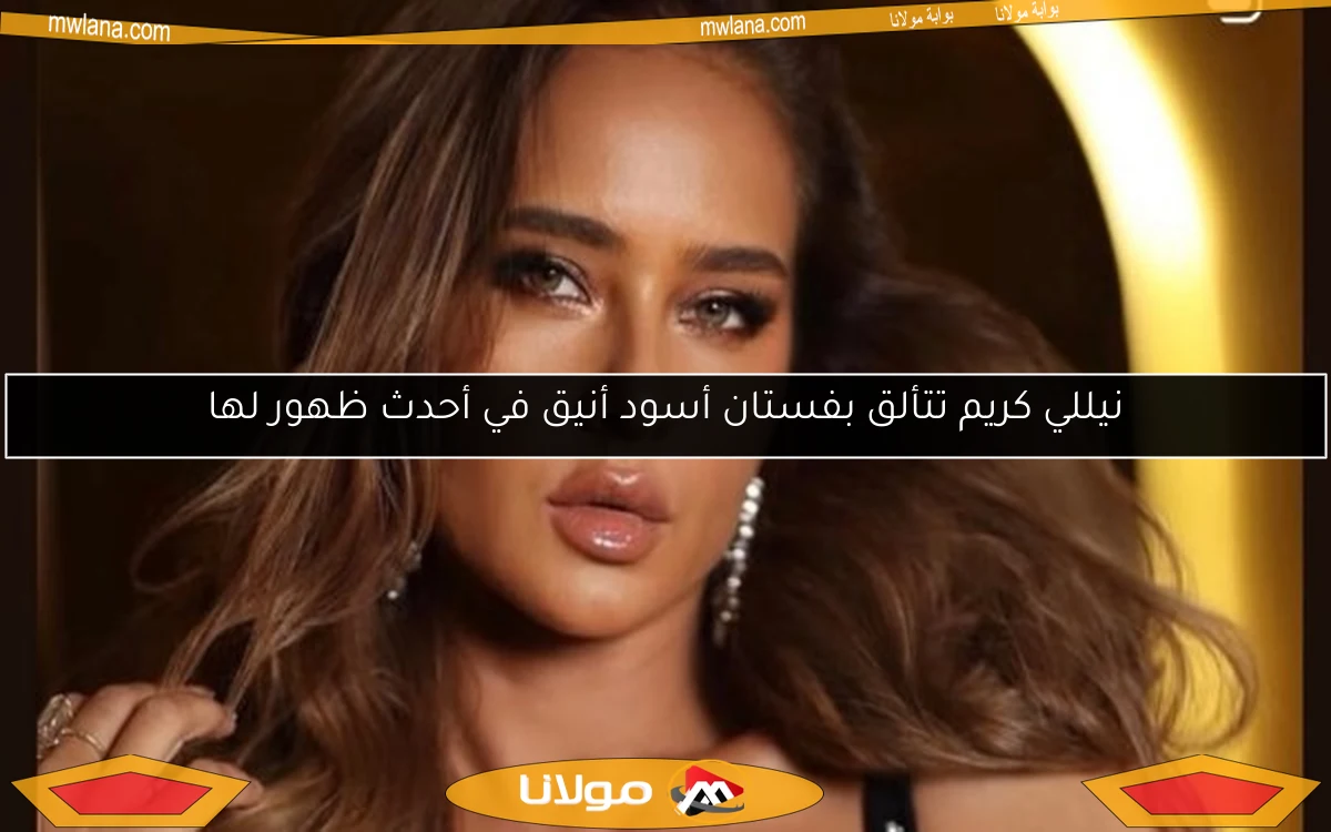 نيللي كريم تتألق بفستان أسود أنيق في أحدث ظهور لها