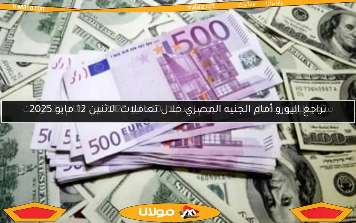 سعر اليورو مقابل الجنيه اليوم السبت 10 مايو 2025 في ختام التداولات