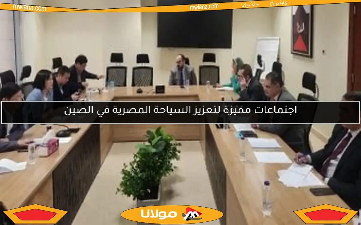 اجتماعات مميزة لتعزيز السياحة المصرية في الصين