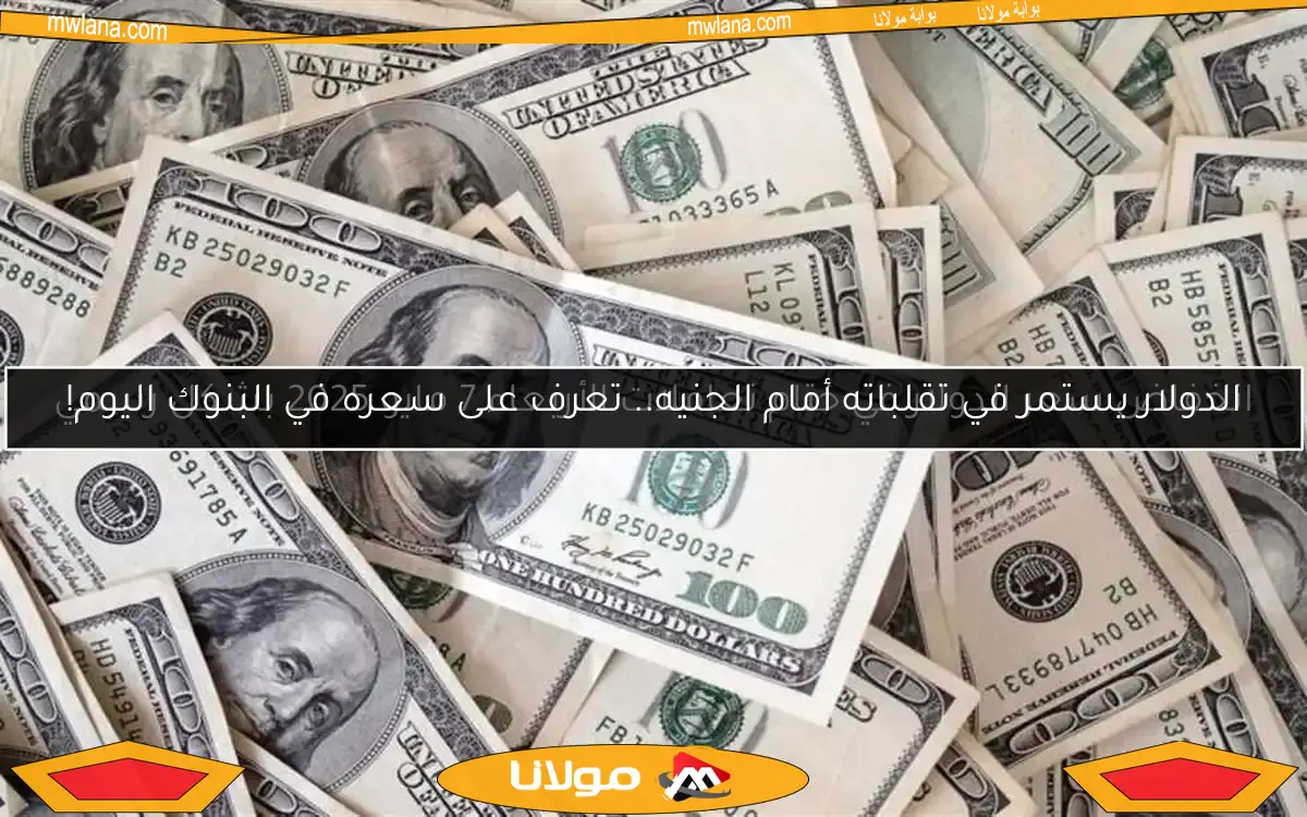 الدولار يستمر في تقلباته أمام الجنيه.. تعرف على سعره في البنوك اليوم!