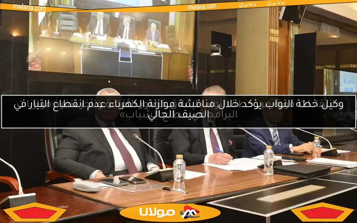 وكيل خطة النواب يؤكد خلال مناقشة موازنة الكهرباء عدم انقطاع التيار في الصيف الحالي