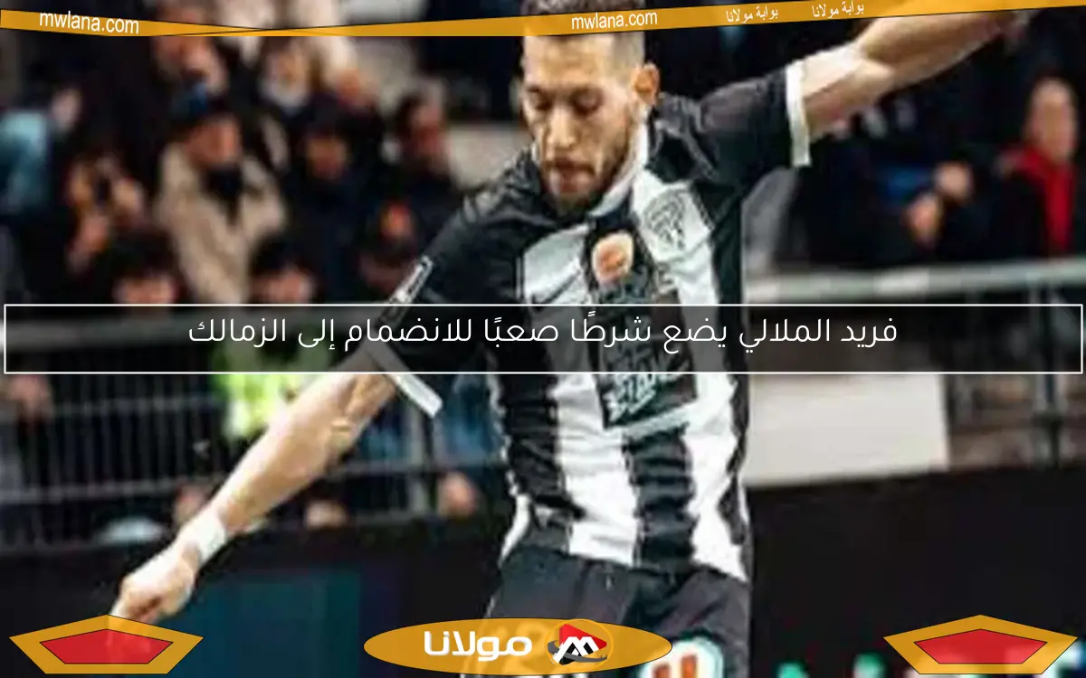 فريد الملالي يضع شرطًا صعبًا للانضمام إلى الزمالك