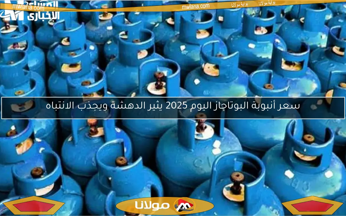سعر أنبوبة البوتاجاز اليوم 2025 يثير الدهشة ويجذب الانتباه