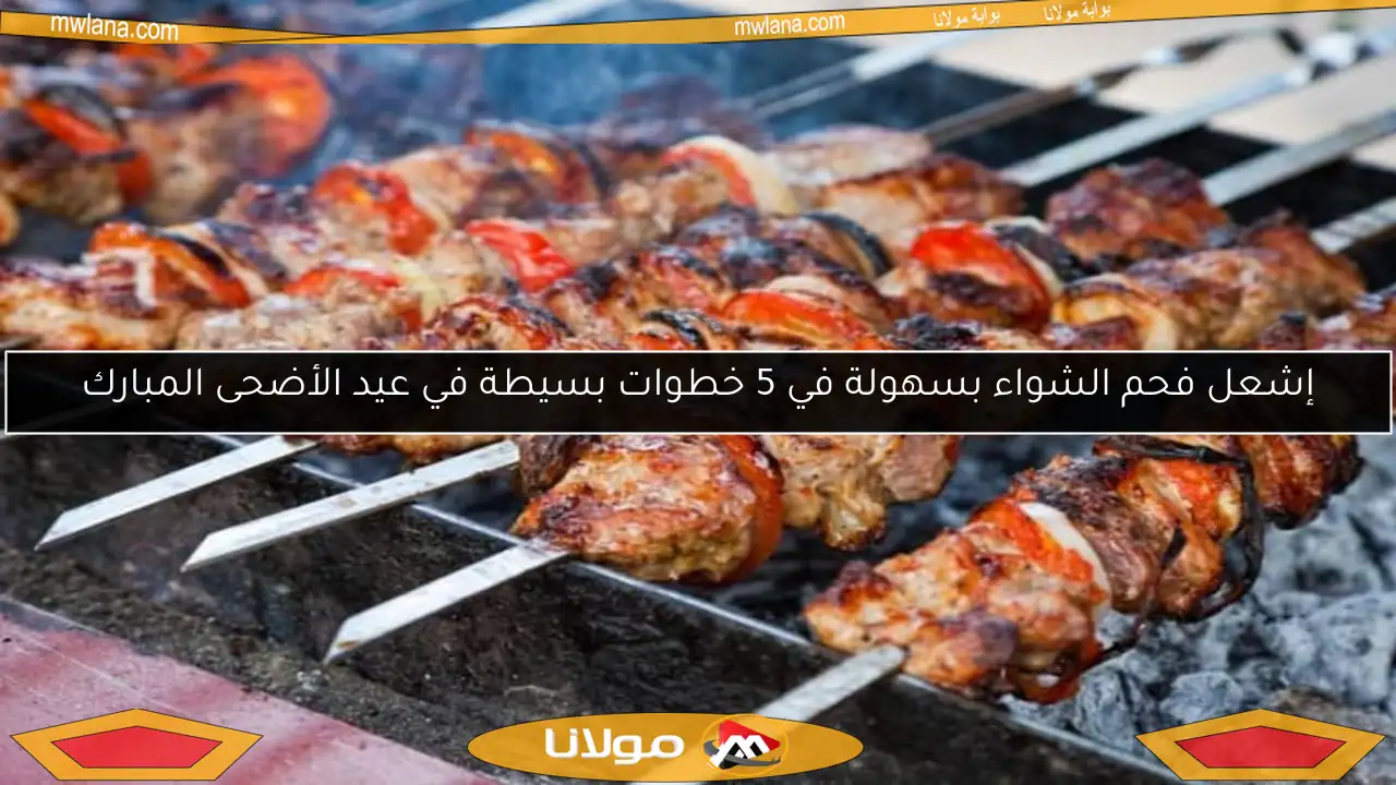 إشعل فحم الشواء بسهولة في 5 خطوات بسيطة في عيد الأضحى المبارك