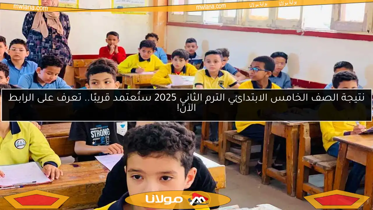 نتيجة الصف الخامس الابتدائي الترم الثاني 2025 ستُعتمد قريبًا.. تعرف على الرابط الآن!