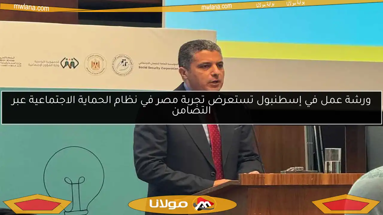 ورشة عمل في إسطنبول تستعرض تجربة مصر في نظام الحماية الاجتماعية عبر التضامن